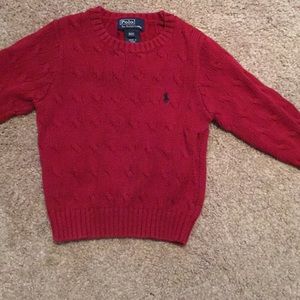 Red Ralph Lauren sweater